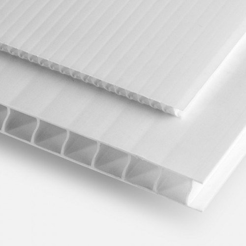 Panneau alvéolaire blanc